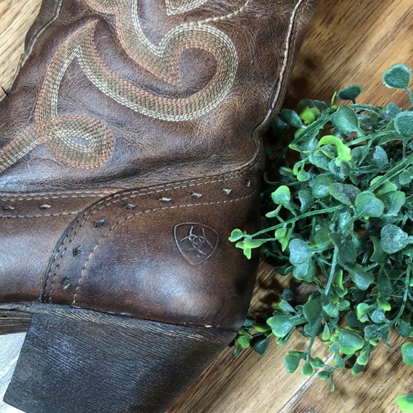 Ariat Tall Western Leather Boots 6.5 - Picture 8 of 16